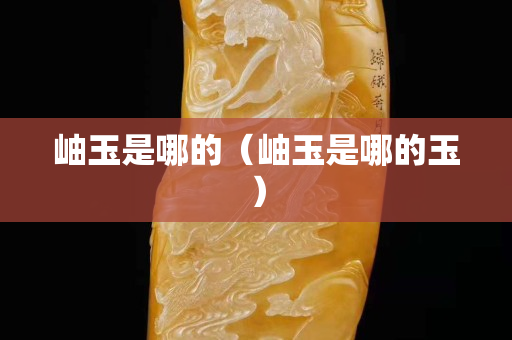 岫玉是哪的（岫玉是哪的玉）