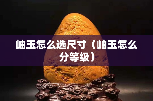 岫玉怎么選尺寸（岫玉怎么分等級）