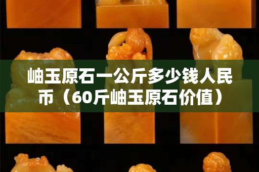 岫玉原石一公斤多少錢人民幣（60斤岫玉原石價值）