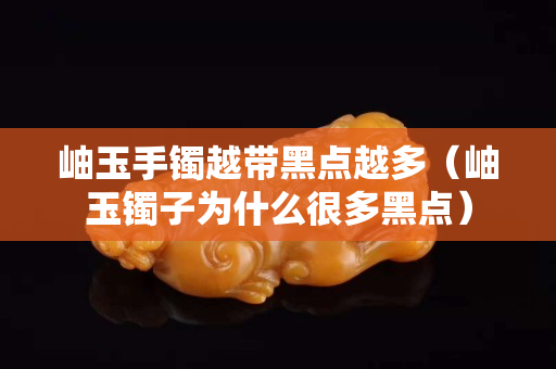 岫玉手鐲越帶黑點越多（岫玉鐲子為什么很多黑點）