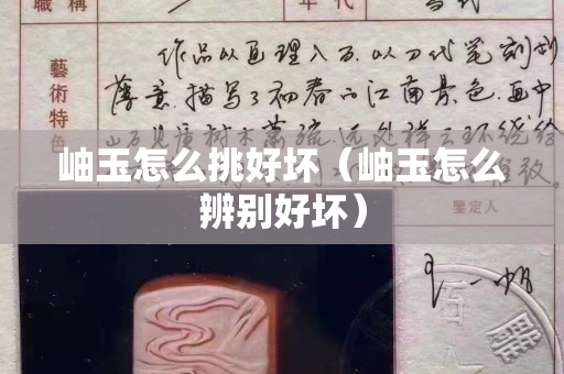 岫玉怎么挑好壞（岫玉怎么辨別好壞）