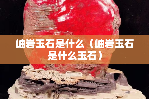 岫巖玉石是什么（岫巖玉石是什么玉石）