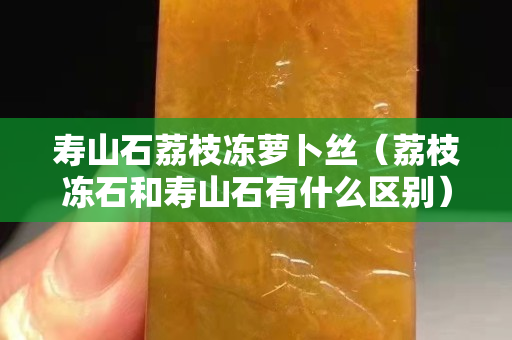 壽山石荔枝凍蘿卜絲（荔枝凍石和壽山石有什么區(qū)別）