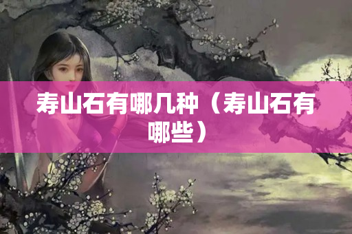 壽山石有哪幾種（壽山石有哪些）