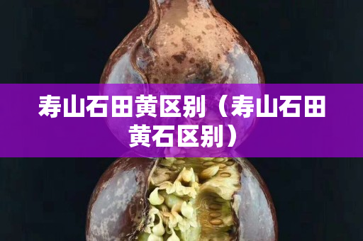 壽山石田黃區別（壽山石田黃石區別）