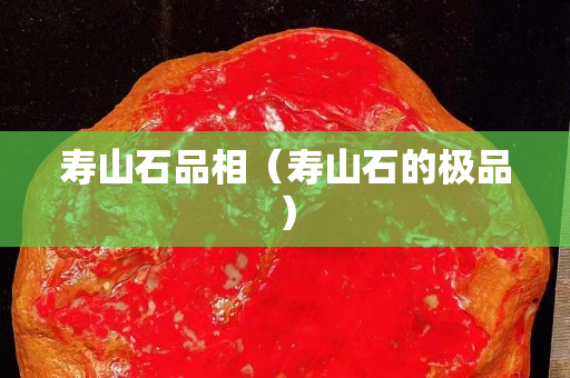 壽山石品相（壽山石的極品）