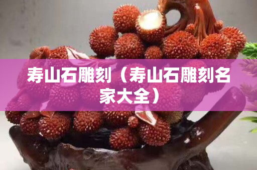 壽山石雕刻（壽山石雕刻名家大全）