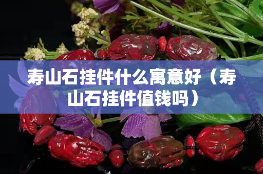 壽山石掛件什么寓意好（壽山石掛件值錢嗎）