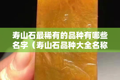 壽山石最稀有的品種有哪些名字（壽山石品種大全名稱）