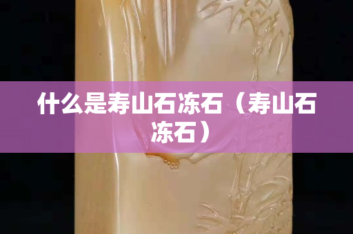 什么是壽山石凍石（壽山石 凍石）