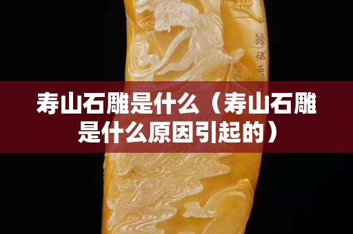 壽山石雕是什么（壽山石雕是什么原因引起的）