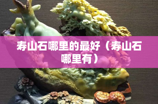 壽山石哪里的最好（壽山石哪里有）