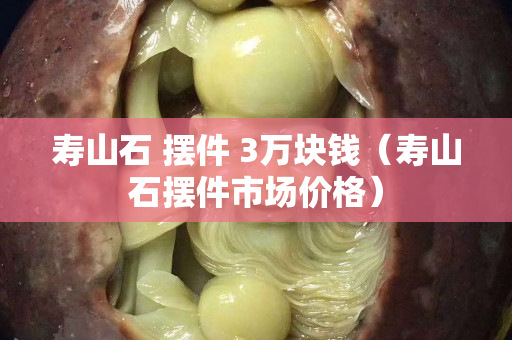 壽山石 擺件 3萬(wàn)塊錢（壽山石擺件市場(chǎng)價(jià)格）