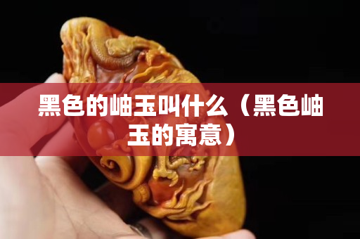 黑色的岫玉叫什么（黑色岫玉的寓意）