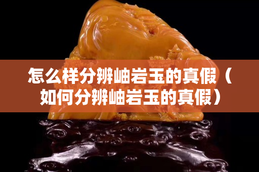 怎么樣分辨岫巖玉的真假（如何分辨岫巖玉的真假）