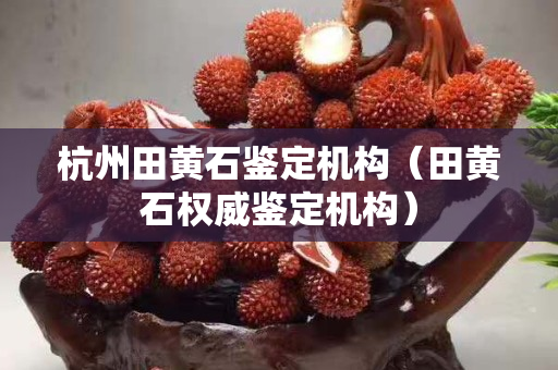杭州田黃石鑒定機(jī)構(gòu)（田黃石權(quán)威鑒定機(jī)構(gòu)）