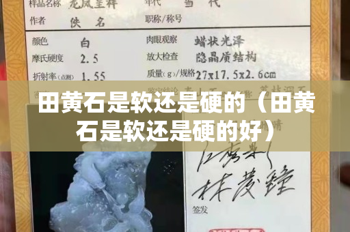 田黃石是軟還是硬的（田黃石是軟還是硬的好）
