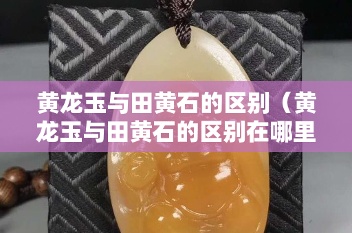 黃龍玉與田黃石的區別（黃龍玉與田黃石的區別在哪里）