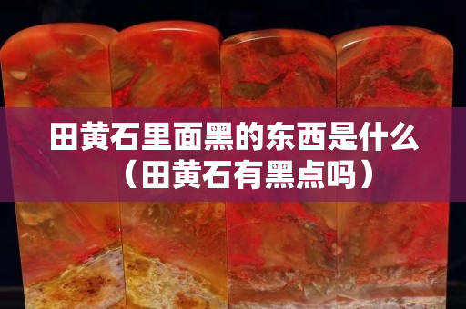 田黃石里面黑的東西是什么（田黃石有黑點嗎）