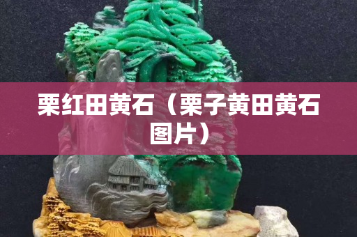 栗紅田黃石（栗子黃田黃石圖片）