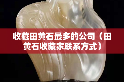 收藏田黃石最多的公司（田黃石收藏家聯系方式）