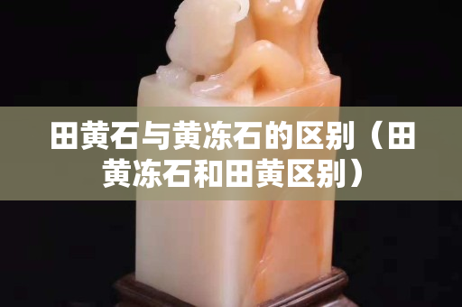 田黃石與黃凍石的區別（田黃凍石和田黃區別）