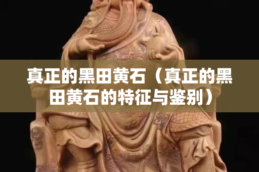 真正的黑田黃石（真正的黑田黃石的特征與鑒別）