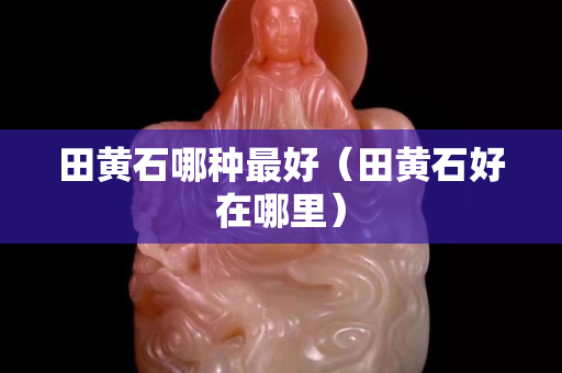 田黃石哪種最好（田黃石好在哪里）
