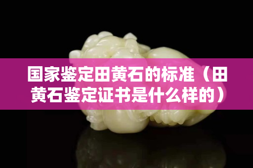 國家鑒定田黃石的標準（田黃石鑒定證書是什么樣的）