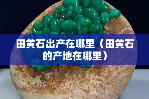 田黃石出產(chǎn)在哪里（田黃石的產(chǎn)地在哪里）