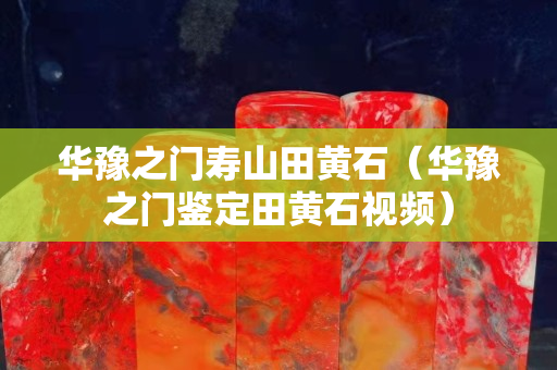 華豫之門壽山田黃石（華豫之門鑒定田黃石視頻）