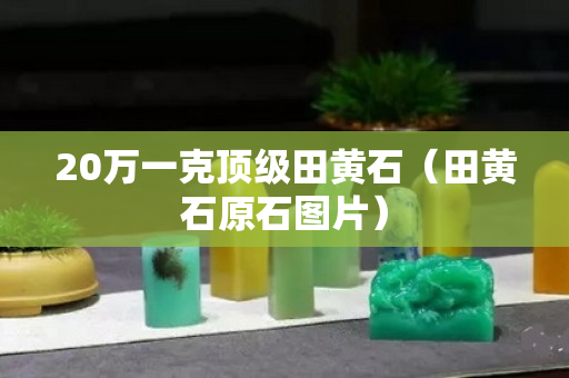 20萬一克頂級田黃石（田黃石原石圖片）