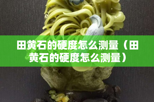 田黃石的硬度怎么測量（田黃石的硬度怎么測量）