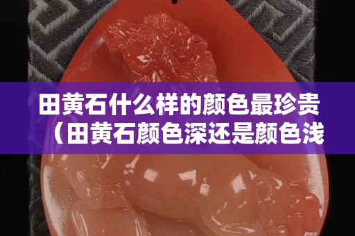 田黃石什么樣的顏色最珍貴（田黃石顏色深還是顏色淺好）