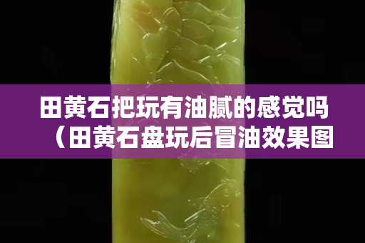 田黃石把玩有油膩的感覺嗎（田黃石盤玩后冒油效果圖）