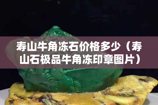 壽山牛角凍石價格多少（壽山石極品牛角凍印章圖片）