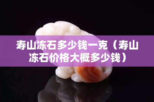 壽山凍石多少錢一克（壽山凍石價格大概多少錢）