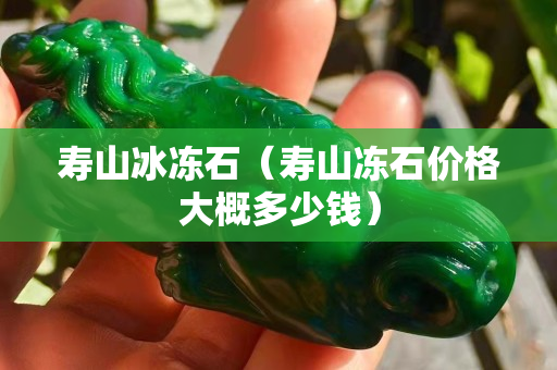 壽山冰凍石（壽山凍石價格大概多少錢）