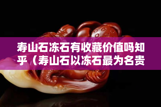 壽山石凍石有收藏價值嗎知乎（壽山石以凍石最為名貴）