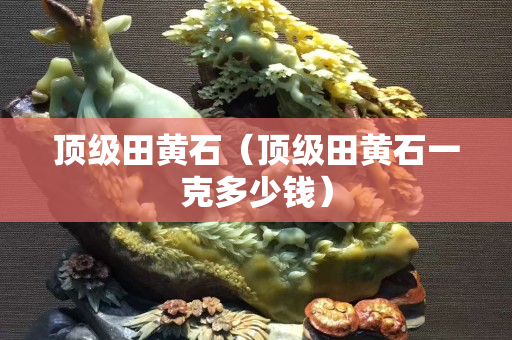 頂級田黃石（頂級田黃石一克多少錢）