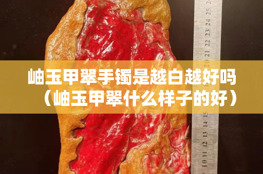 岫玉甲翠手鐲是越白越好嗎（岫玉甲翠什么樣子的好）