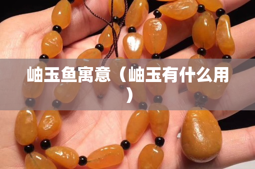 岫玉魚(yú)寓意（岫玉有什么用）
