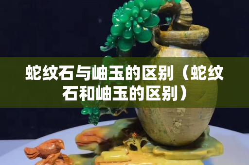 蛇紋石與岫玉的區(qū)別（蛇紋石和岫玉的區(qū)別）