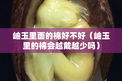 岫玉里面的棉好不好（岫玉里的棉會越戴越少嗎）