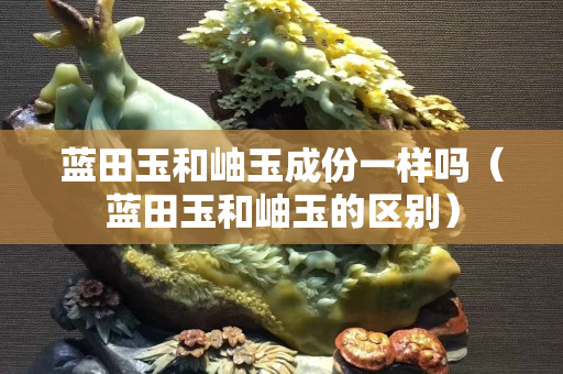 藍田玉和岫玉成份一樣嗎（藍田玉和岫玉的區(qū)別）