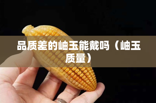 品質差的岫玉能戴嗎（岫玉質量）