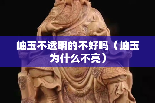 岫玉不透明的不好嗎（岫玉為什么不亮）