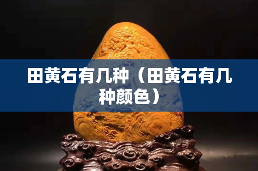 田黃石有幾種（田黃石有幾種顏色）