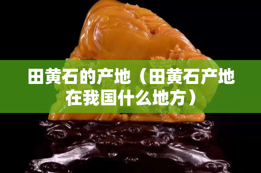 田黃石的產地（田黃石產地在我國什么地方）