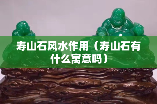 壽山石風(fēng)水作用（壽山石有什么寓意嗎）
